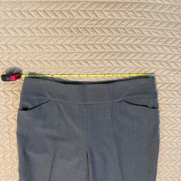 Long/Tall Talbots gray side zip pants, size 6, 34 inseam. Excellent condition. - Picture 4 of 8